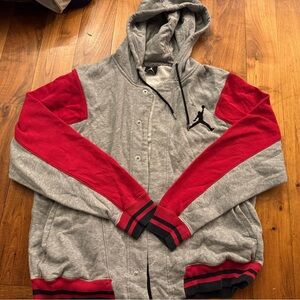 Rare vintage Nike Air Jordan snap hoodie. XXL youth.